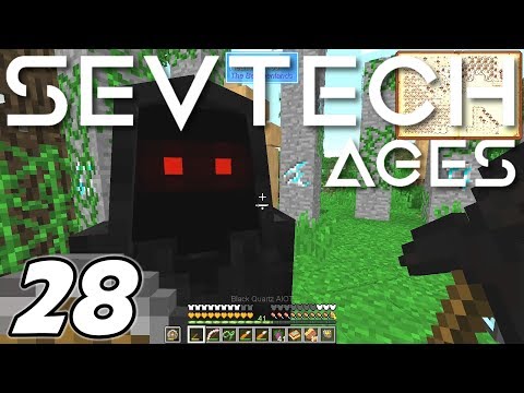 Minecraft - DARK DRUID CIRCLE and SWAMP TALISMAN - Minecraft Sevtech: Ages Ep 28