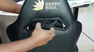 How to Connect, Use and Remove Head Pillow / Neck Pillow of Green Soul Monster Gaming & Office Chair