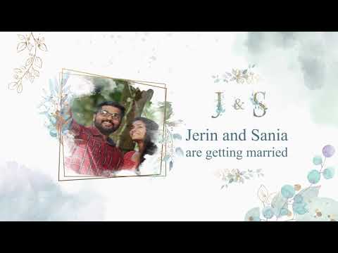 Jerin Weds Sania   Best Wishes from COG (FG) Dubai