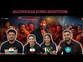 ALCOHOLIA Song Reaction | Vikram Vedha | Hrithik Roshan | Saif Ali Khan | 4 idiots react