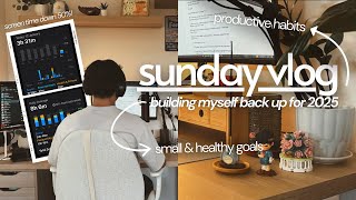 🌱 productive sunday vlog: 2025 resolutions — self-care, good habits, exercise + yesoul G1M plus bike