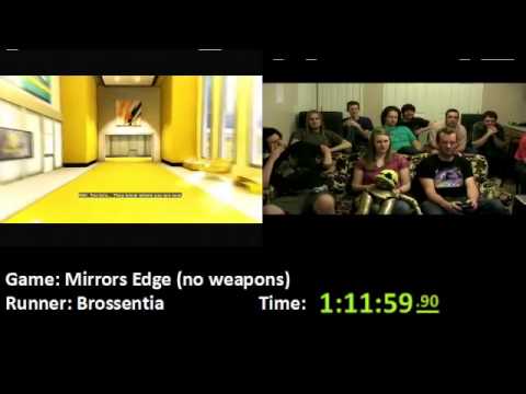 Mirrors Edge (no weapons) Gameplay Speedrun