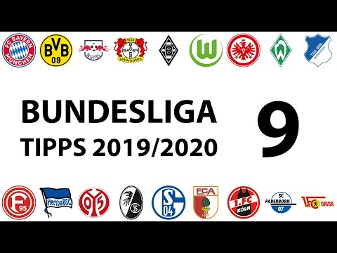 Bundesligatipps 9.Spieltag 2019/2020