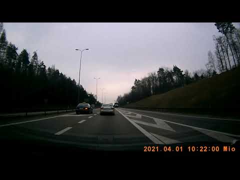 Sytuacje drogowe. Obwodnica Trójmiasta S6 jazda na "zamek"