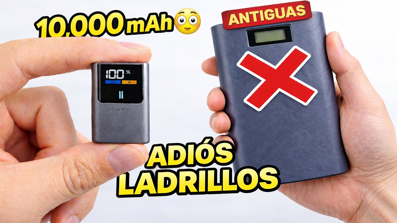 Dejé de usar POWERBANKS grandes por ESTA mini