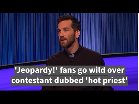 'Jeopardy!' fans go wild over contestant dubbed 'hot priest'