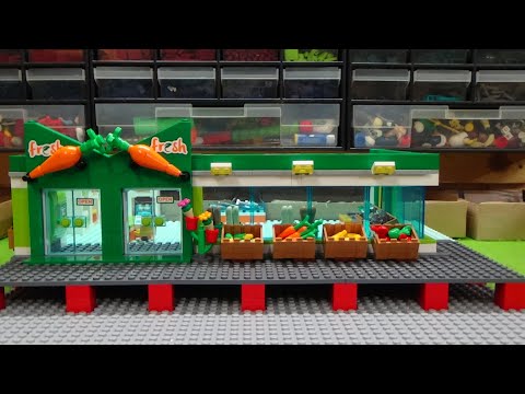#Lego City #Lego Stadt 133 Der Supermarkt mit Wohnhaus