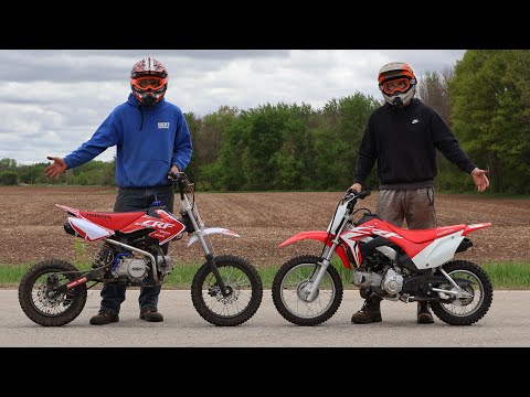 Honda CRF110 vs SSR 125 Pit Bike - Who Wins?