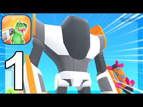 Gameplay Walkthrough Part 1 Tutorial Crazy Robot Fight (iOS, Android - YouTube