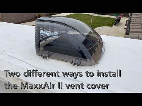 Vent Cover, Two Ways to Install