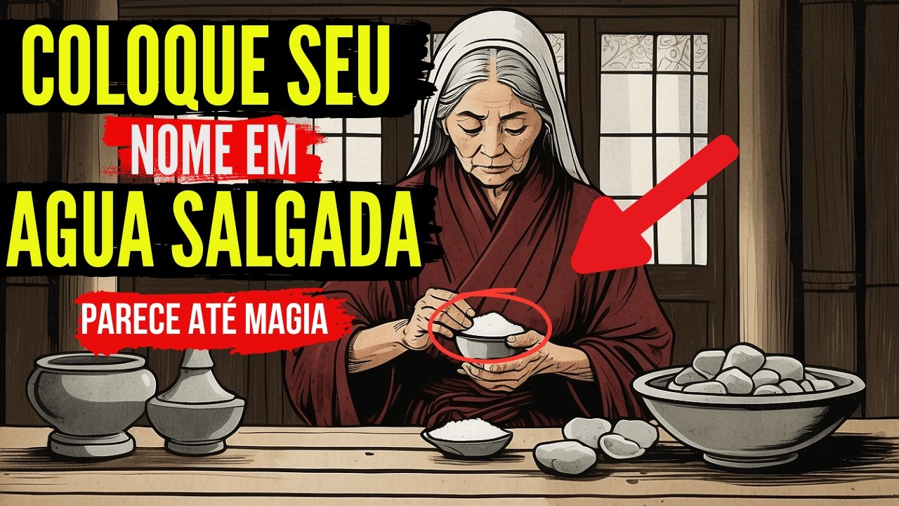 COLOQUE SEU NOME EM ÁGUA SALGADA E PREPARE-SE PARA TER TUDO O QUE DESEJA
