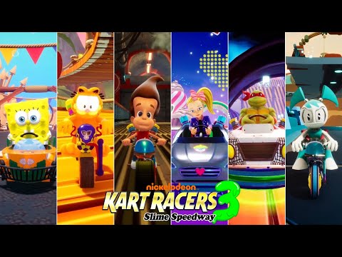 Nickelodeon Kart Racers 3: Slime Speedway // Full Walkthrough (Challenges)