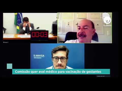 Comissão quer aval médico para vacinação de gestantes - 12/05/21