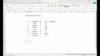 Download the video "How to create a table in excel Quick and easy"