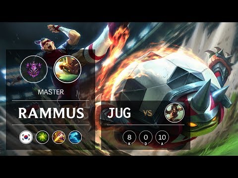 Rammus Jungle vs Nidalee - KR Master Patch 9.15