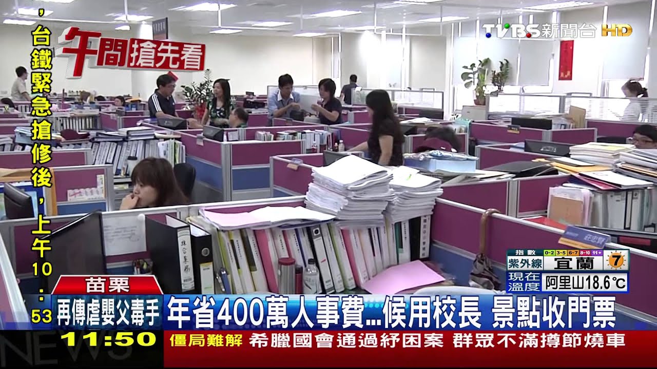 年省400萬人事費…候用校長 景點收門票