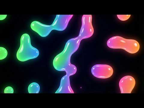 Deep Sleep Black Screen 🌙 3 Hours Relaxing Lava Lamp Animation | Calming Ambient Visuals for Stress