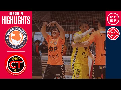 Resumen #PrimeraDivisiónFS Tudelano Ribera Navarra 5-3 Jimbee Cartagena Costa Cálida | Jornada 26