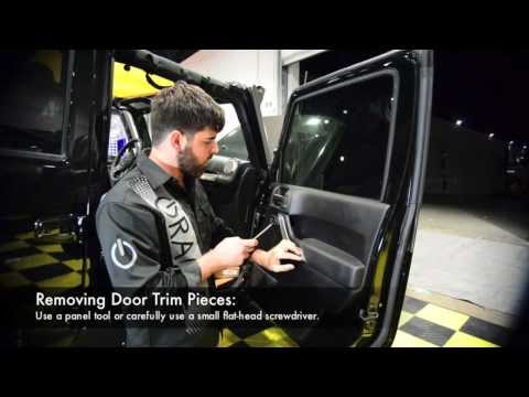 Jeep Wrangler JK ORACLE LED Off-Road Light Bar Mirrors Installation Video DIY