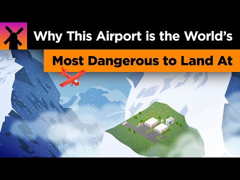 降落在世界最危險的機場是什麼樣的？ (What Landing at the World's Most Dangerous Airport is Like)