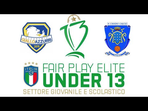 ACCADEMIA GIALLOAZZURRI  vs CASSINO CALCIO 1924  FAIR PLAY ELITE UNDER 13 ANNO 2023
