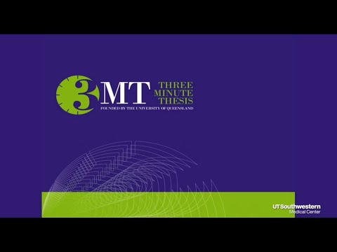 UTSW’s Inaugural Three Minute Thesis Competition