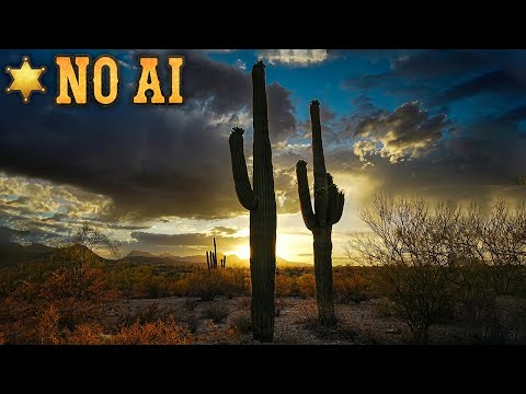 Arizona Skies | Western Ambience | Chill Cowboy Music | 8 hours | NO AI