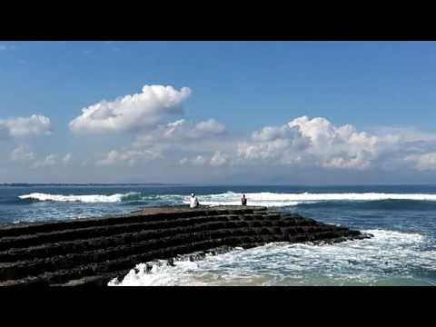 Rough Seas from Kila Senggigi Hotel, Lombok, Indonesia