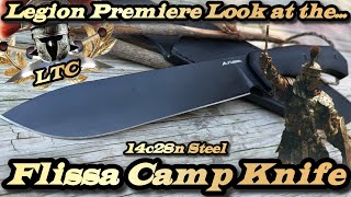 Legion Premiere Look at the Flissa Camp Knife in 14c28n Steel