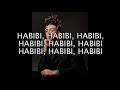 HABIBI - GHALI (TESTO/LYRICS)