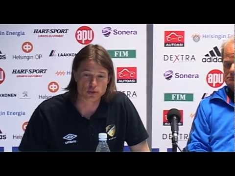 HJK TV: Lehdistötilaisuus HJK - FC Honka 3-0