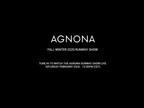 Agnona Fall Winter 2020