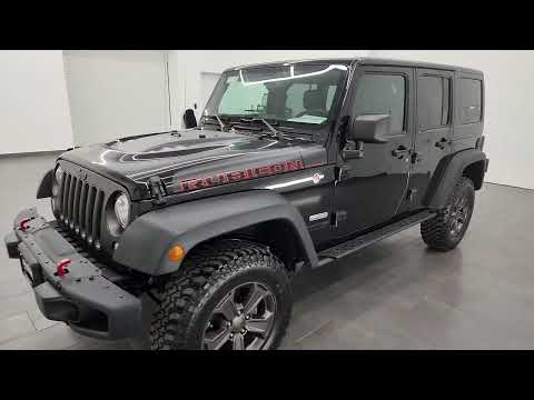 2018 JEEP WRANGLER RUBICON RECON JK BLACK 4K WALKAROUND 23J256A SOLD!