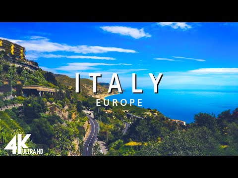FLYING OVER ITALY (4K UHD) - Relaxing Music Along With Beautiful Nature Videos - 4K Video Ultra HD