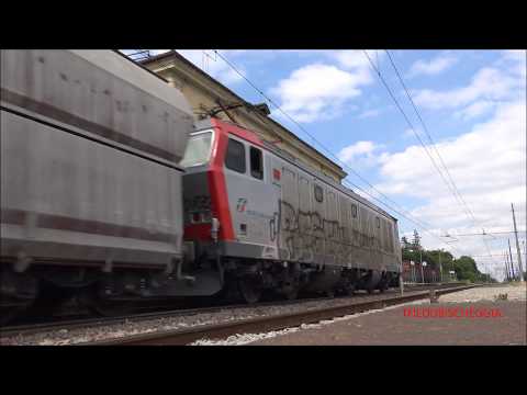 IL SALUTO DEL MERCI IN TRANSITO A BORGO S. DALMAZZO. (CN) GIOVEDI 28 - 5 - 2020.