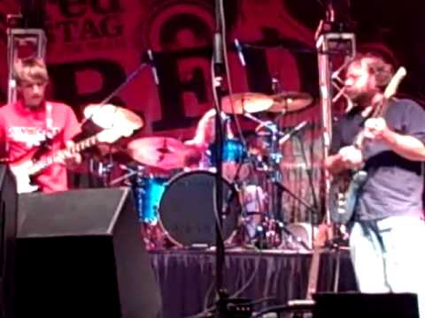 13 year old Blues guitar player Jake Rogers plays with Mike Delaney