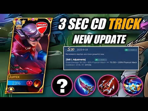 BUFFED BENEDETTA NEW BUILD THAT YOU MUST USE! 3 SECOND CD TRICK! + HOW TO RANK UP NEXT SEASON FAST