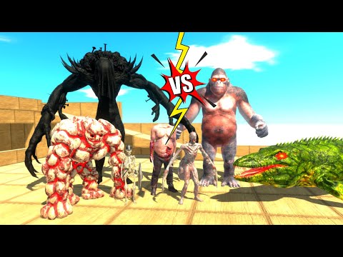 HOW MANY BLACK SCOURGE + INFERNALS TO DEFEAT GORO + MOSASAURUS ? ANIMAL REVOLT BATTLE SIMULATOR