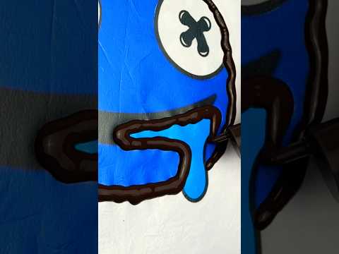 I drew Rainbow Friends BLUE using only chocolate🍫! #shorts