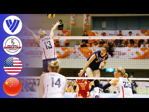 Волейбол USA vs. China — Full Match | Women's Volleyball World Cup 2015
