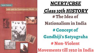 (P1C2 NCERT 10th History) Nationalism in India, Idea of Satyagraha, Rowlatt Satyagraha a failure