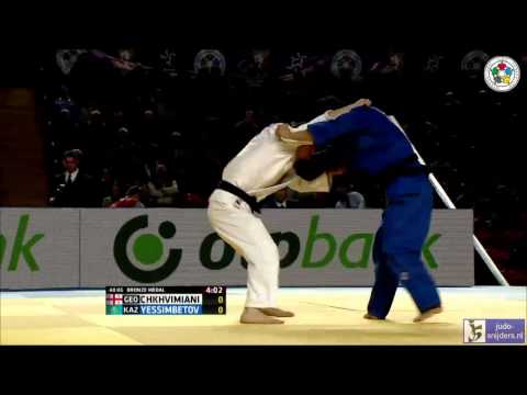 Judo 2014 Grand Prix Tbilisi: Chkhvimiani (GEO) - Yessimbetov (KAZ) [-60kg] bronze