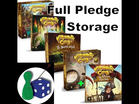 Merchants Cove - 3D Printed Insert (holds everything in one box)