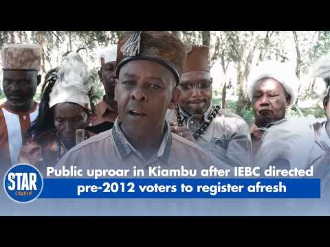 Public uproar after IEBC directed pre 2012 voters to register afresh