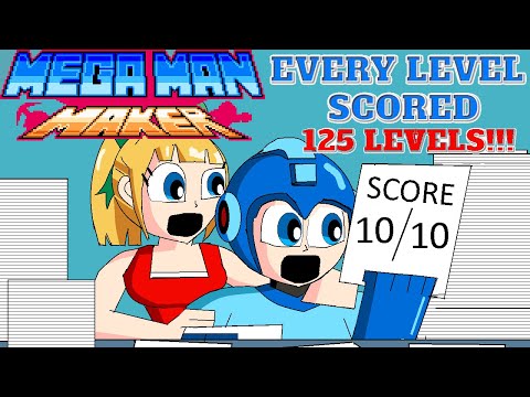 Mega Man Maker - Every Level Scored!!!