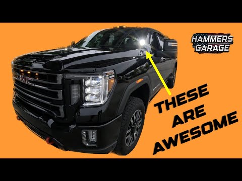 Brutus gets A-Pillar off-road LED's! 2023 GMC Sierra 2500HD AT4
