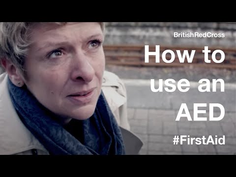 Helping someone using an automated external defibrillator (AED) #FirstAid #PowerOfKindness