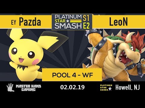 Platinum Star Smash S1:E2 - EY | Pazda (Pichu) vs LeoN (Bowser) - Pool 4 WF