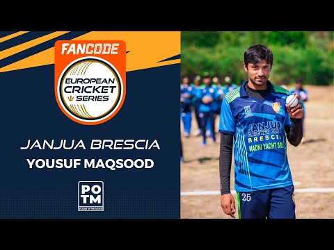 POTM: Y.Maqsood - KIN-XI vs JAB | Highlights | FanCode ECS Brescia, 2022 Day 3 | ECS22.372