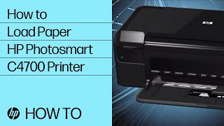 How to Load Paper into a Photosmart C4700 Printer